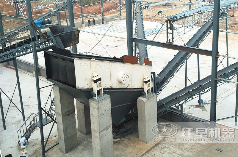 時產(chǎn)100噸-150噸鵝卵石制砂生產(chǎn)線現(xiàn)場圖3 時產(chǎn)100噸-150噸鵝卵石制砂生產(chǎn)線現(xiàn)場圖3
