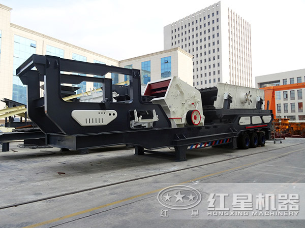 配反擊式破碎機(jī)的青石移動(dòng)碎石機(jī) 配反擊式破碎機(jī)的青石移動(dòng)碎石機(jī)