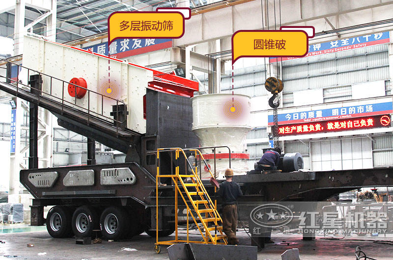 輪胎移動碎石機:搭圓錐破 輪胎移動碎石機:搭圓錐破