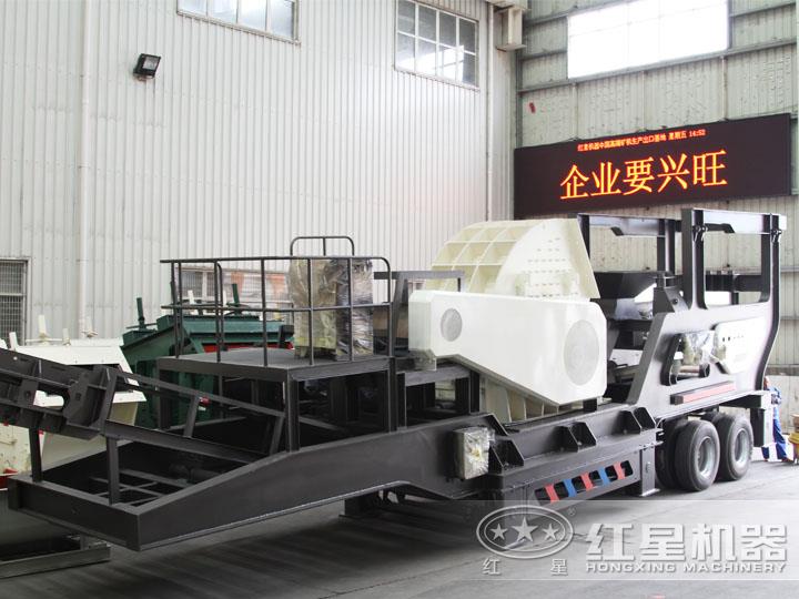 機載錘式碎石機，一次成型，減少成本40%