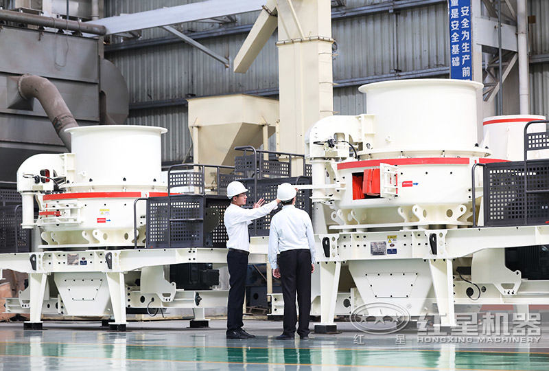 制砂機廠家,用戶來廠參觀 制砂機廠家,用戶來廠參觀