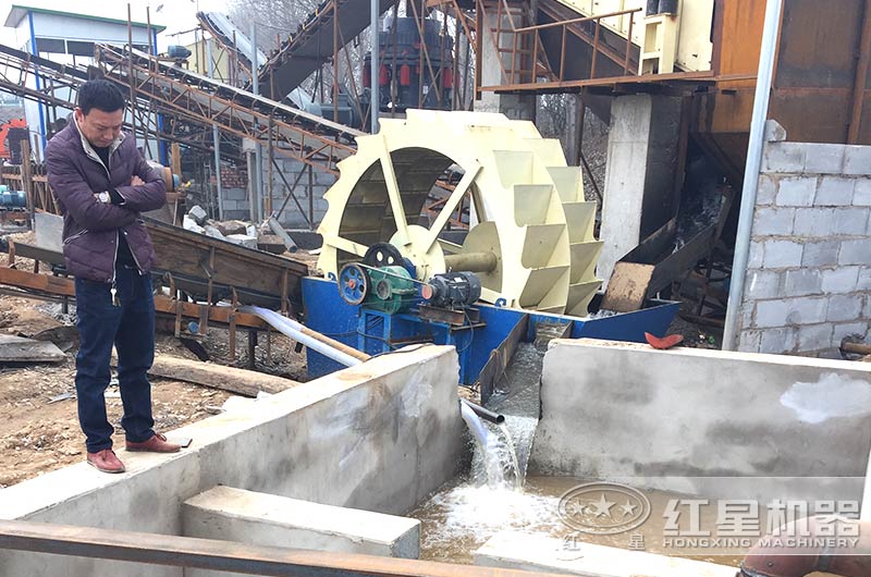 水洗砂機械設備作業現場圖片 水洗砂機械設備作業現場圖片