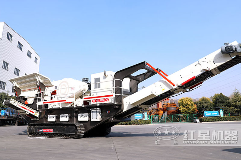 履帶式車載鄂破機，時產50噸現(xiàn)貨