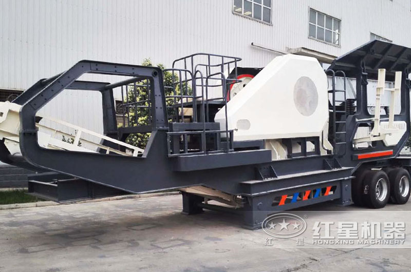 輪胎式車載鄂破機，時產50噸現(xiàn)貨