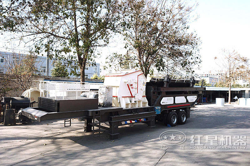 反擊破移動式破碎機價格便宜，成品均勻