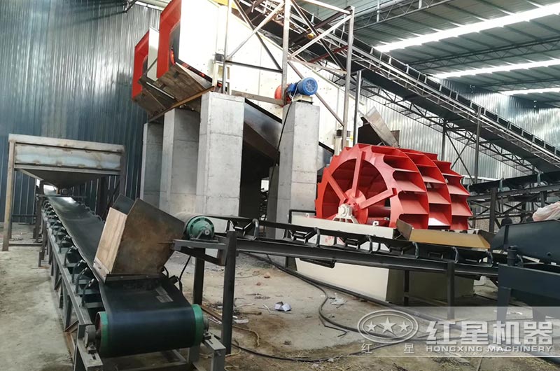 沙子生產線現(xiàn)場圖