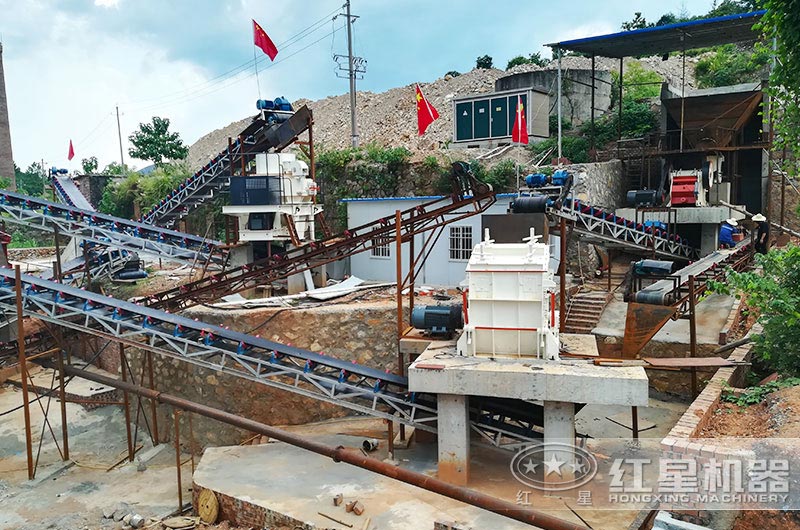 機(jī)械沙生產(chǎn)現(xiàn)場實(shí)拍圖