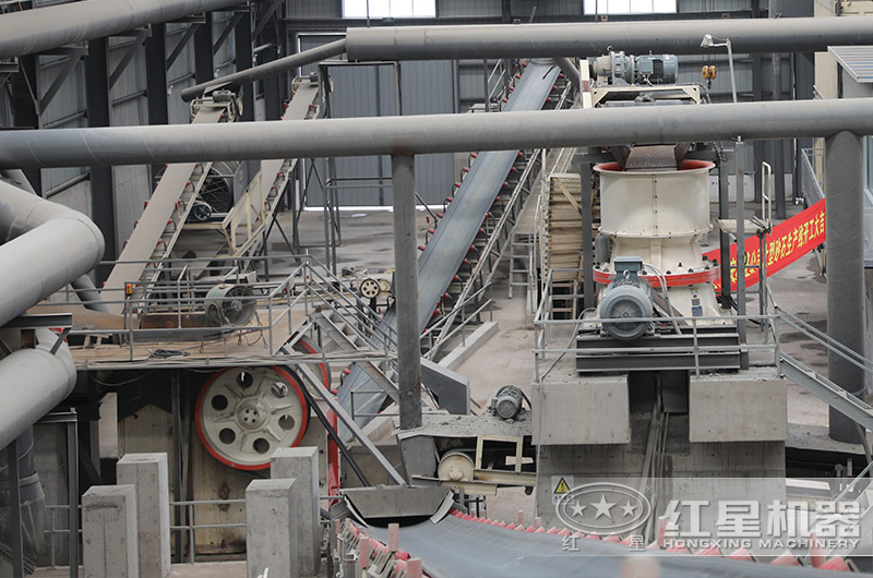 時產200噸花崗巖巖石破碎生產線