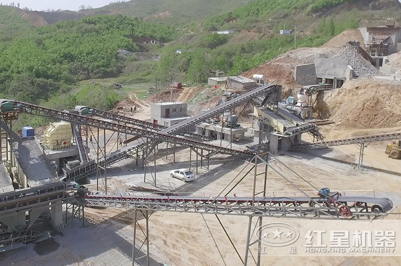 福建花崗巖破碎現場